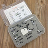 15Pc/Set Domestic Sewing Machine Snap-On Presser Walking Foot Kit Sewing Machine Parts Set for Brother Singer Babylock