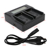 Ruibo Fast Quick Dual Battery Charger For Sony NP-F970 NP-F770 F750 F550 F960