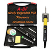 Soldering Iron A-BF LCD Display Adjustable Temperature Electric Soldering Iron Kit Soldering Tips