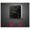 H-R300 0.9inch Screen Mini Metal Mp3 Player Entry-level Music Players with FM Radio Voice Recorder black