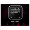 H-R300 0.9inch Screen Mini Metal Mp3 Player Entry-level Music Players with FM Radio Voice Recorder black