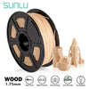 Wood fiber 3d printer filament PLA&wood 3d filament 1.75mm 1kg wood fialment with 18%wood fiber & 82% PLA no bubble (WOOD 1.75mm 1KG)