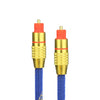 5.1 Digital Sound SPDIF Optical Cable Toslink Cables Fiber Optical Audio Cable with braided jacket 1M 1.5M 2M 3M 5M Blue