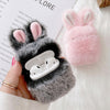 Soft Rabbit Ear Fur Case for Apple AirPods 1 2 Wireless Charging case