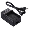 PULUZ EU Plug Battery Charger with Cable for  Sony NP-F550 / F970 / F960 / F770 / F750 / F570 Battery