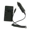 2 in 1 Digital Camera Battery Charger for Panasonic VBD1/ VBD2, SONY F550/ F750/ F960...(Black)