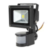 10W White 800LM PIR Motion Sensor Security LED Flood Light 85-265V