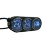 Digital LCD Display Car Auto Clock with Thermometer Temperature