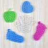 Silicone Double Sides Foot-shaped Sucker Bathroom Cupule
