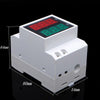 Din Rail AC LED Dual Display Volt Meterr Ammeter Voltage Ampere Gauge
