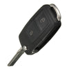 2 Button Flip Remote Key Case Car Shell With Screwdriver For VW