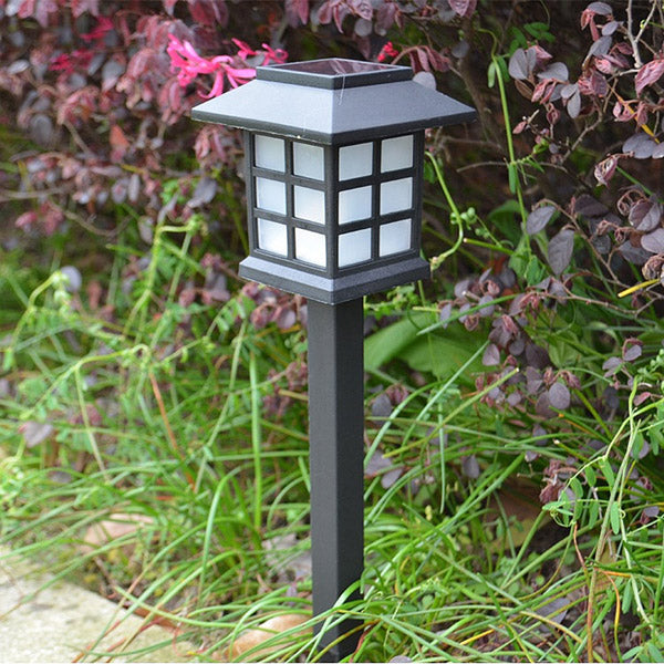 2pcs Garden Solar Oriental LED Lamp Outdoor Yard Lawn Decorative Light