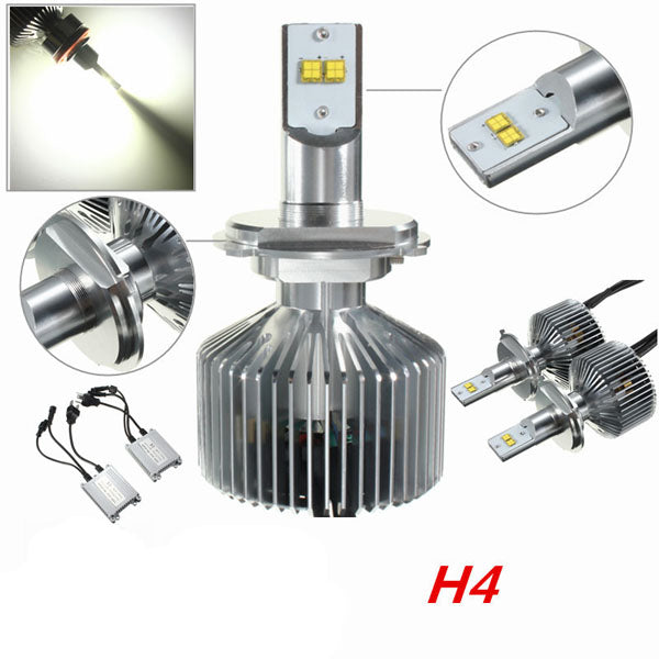 1Pair 45W 4500LM 6000K H4 H7 H8/9/11 9004 9005 9006 LED Headlight Bulbs Conversion Kit