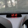 LED Digital Auto Clock Voltmeter Thermometer 12V 3 In 1 Function