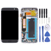 OLED Material LCD Screen and Digitizer Full Assembly With Frame for Samsung Galaxy S7 Edge / SM-G935F(Black)