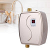 3800W Mini Electric Tankless Instant Hot Water Heater Bathroom Kitchen Washing Water Boiler Household Kitchen Appliance, Plug:220V EU Plug(Gold)