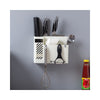 Wall-mounted Drain Holder Multifunction Kitchen Tableware Spoon Cutter Storage Towel Rack Moran