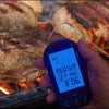 Wireless Digital Thermometer Remote Cooking Thermometer With Timer-included Food Probe For Oven Grill Smoker Bbq black