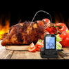 Wireless Digital Thermometer Remote Cooking Thermometer With Timer-included Food Probe For Oven Grill Smoker Bbq black