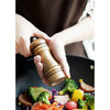 Wood Pepper Mill with Strong Rotating Grinder Kitchen Tools Box Packing 10 inches (boxed)