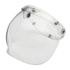 Bubble Shield Face Mask Clear Visor & Base for Vintage Open Face Helmet