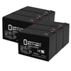 12V 9Ah SLA Battery for DSX 1040PDP Power Distribution Panel - 6 Pack