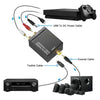 Toslink Digital-To-Analog Audio Converter, Fiber Cable Digital Optical Coax to Analog RCA L/R Audio Converter Adapter