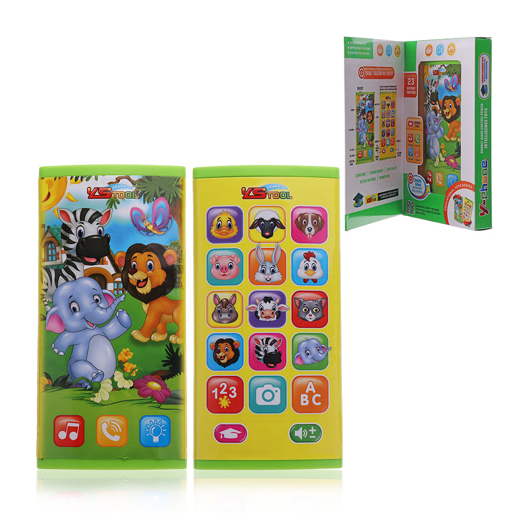 MoFun-2604A Double Sided Screen Mobile Phone Multi-function Children Puzzle Early Education Toys