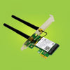 Dual Band 2.4/5Ghz Wifi Wireless PCI-E Network Card 300Mbps PC Desktop Computer Wireless Adapter