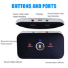 2 in 1 Wireless Bluetooth Transmitter & Receiver A2DP Home TV Stereo Audio Adapter Compatible with TV ,Speaker, PC,CD Player, Iphone, Ipod, Ipad, Tablets, MP3 Player or Car Stereo and More