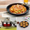 24Pcs 8 inch Frying Bake Cake Pan Rack Pizza Tray Pot Tool Air Fryer Accessory DIY Baking Tools for Wedding Party Birthday
