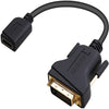 DVI to HDMI, Bidirectional DVI (DVI-D) to HDMI Male to Female Adapter with Gold-Plated Cord