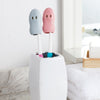 Cute Smile Face Toothbrush Head Boxes Holder Travel Portable Toothbrush Head Stopper Bathroom Access