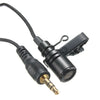 3.5mm High Sensitive 2.4M Tie Clip on Lapel Lavalier Mic Microphone