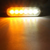 18W LED Car Strobe Light Emergency Lamp Warning Flashing Lighting Amber/White