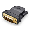 HDMI Female to DVI Male 24+1 Audio Video Adapter Plug for High Definition Video