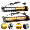 LED Emergency Strobe Lights IP65 Waterproof 12 LED Emergency Warning Flashing Light