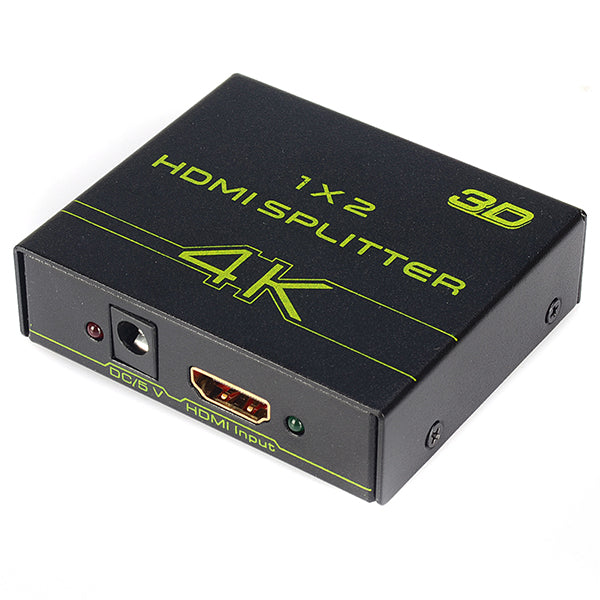 V-King VK-102A 1X2 Mini 2-Port Ultra Hd 4K x 2K 1080P 4K HD 3D Splitter