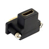 90 Degree down Angled DVI Male to HDMI Female Adapter for Computer & HDTV & Graphics Card