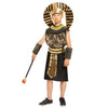 Pharaoh Ancient Egypt Halloween Costume Boys' Kid's Costume Black Vintage Cosplay