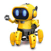 Pro'sKit GE-893 STEAM DIY AI Smart RC Robot Infrared Evades Bonds Walking ABS Robot Toy