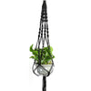 Nylon Rope Tassel Flower Pot Hanging Basket Net Knotted Rope Plant Holder