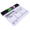 Clapperboard TV Film Movie Clapper Board Handmade Colorful Erase Director Cut Prop