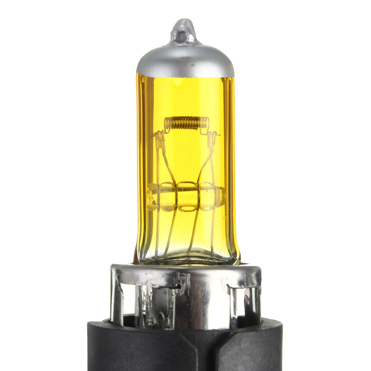 A Pair of 9004 HID Xenon Light Bulbs Lamps DC12V Yellow 3000K-3500K