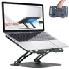 Adjustable Laptop Stand, Ergonomic Computer Stand for Desk,  Portable Laptops Stand Riser for 10-16" Laptops, Aluminum Holder Compatible with Macbook, Dell, Lenovo, HP