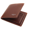 Faux Leather Trifold Short Wallet Card Holder For Men
