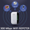 Wireless Wifi Repeater Coverage up to 300Mbps Ft Long Range Extender Amplifier 2.4Ghz Network Adapter Mini AP Access Point Dongle IEEE802.11 B/G/N (300M-New Chip)，Black,Us