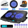 Gaming Laptop Cooling Pad Notebook Holder Compatible up to 17”Laptops/Ps4/Router - Blue LED
