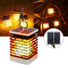 Solar Powered Flickering Flame Light 75 LED Outdoor Wall Lamp Outdoor Garden Tree Decoration