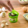 Multi-function Garlic Press Slicer Chopper Grater Hand Presser Garlic Grinder With Container